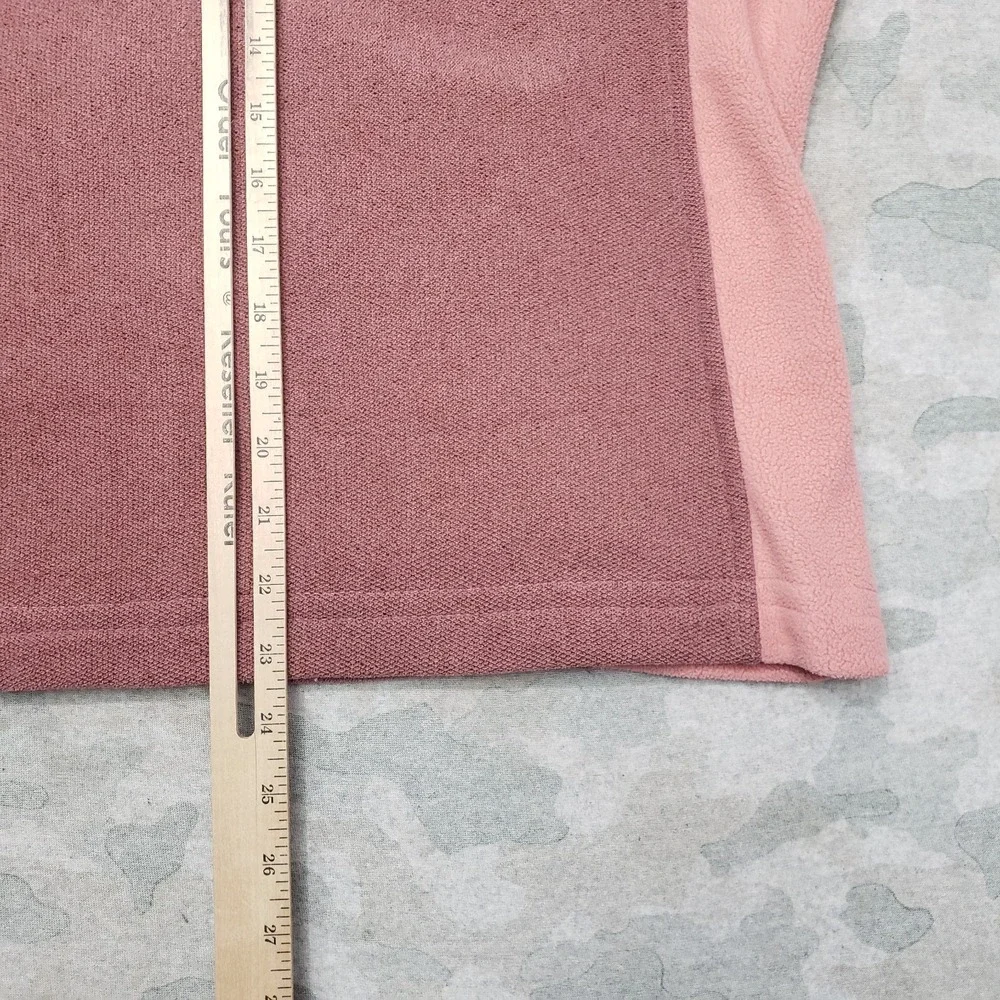 Woolrich Sweatshirt Womens Medium Pink Fleece Full Zip Outdoors‎ Hiking
